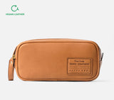 MARLOW DOPP KIT - APPLE LEATHER