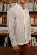 WAYNE STRIPED SHIRT - 02 - Nappa Dori