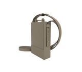 leather box sling bag