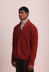 MONTGOMERY SHAWL COLLAR CARDIGAN - Nappa Dori