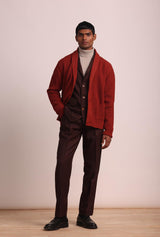 MONTGOMERY SHAWL COLLAR CARDIGAN - Nappa Dori