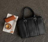 DUAL ZIP LAPTOP BAG LEATHER 15 INCH