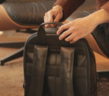 shop mens leather backpack
