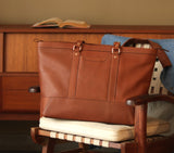 nappa dori leather tote