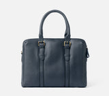 DUAL ZIP LAPTOP BAG LEATHER 15 INCH
