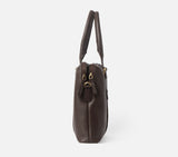 DUAL ZIP LAPTOP BAG LEATHER 15 INCH