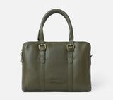 DUAL ZIP LAPTOP BAG LEATHER 15 INCH