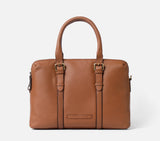 DUAL ZIP LAPTOP BAG LEATHER 15 INCH