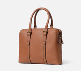 DUAL ZIP LAPTOP BAG LEATHER 15 INCH
