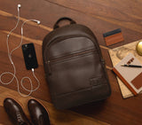 ALPS BACKPACK LEATHER 15 INCH