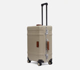 Wingman Carry on luggage with telescopic handle 3 height settings premium trolley suitcase for easy mobility.