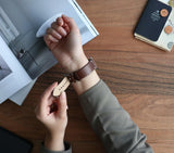 buy watch belt leather online