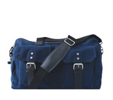 Blue Canvas Duffle Bag