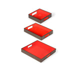 PATENT TRAY SET OF 3 - Nappa Dori