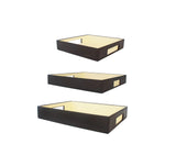 PATENT TRAY SET OF 3 - Nappa Dori