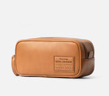 MARLOW DOPP KIT - APPLE LEATHER