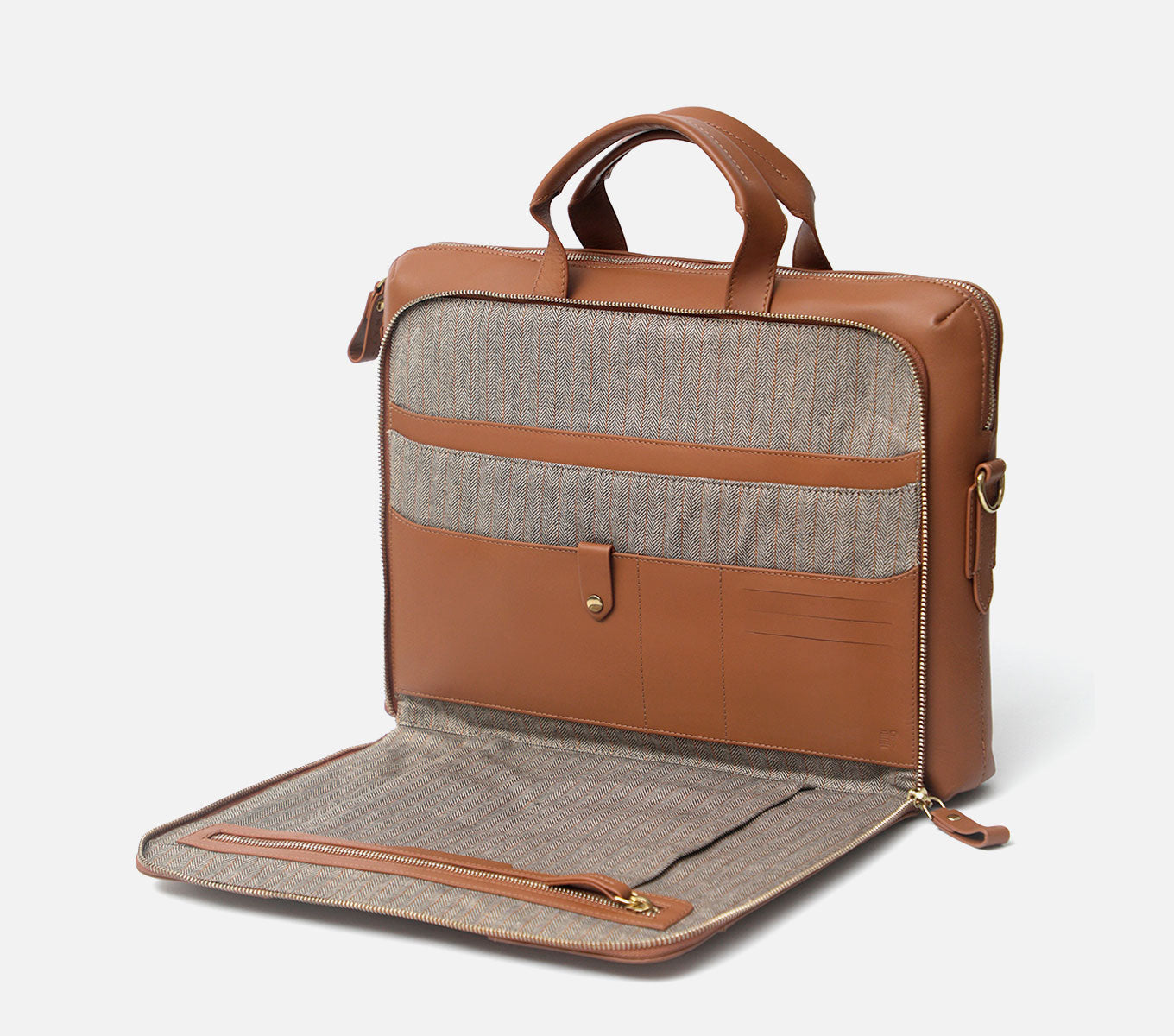 NAPPA DORI ベージュ ノートPCケース 皮革 Cambridge Laptop Bag | Genuine Leather Laptop Bag – Nappa Dori