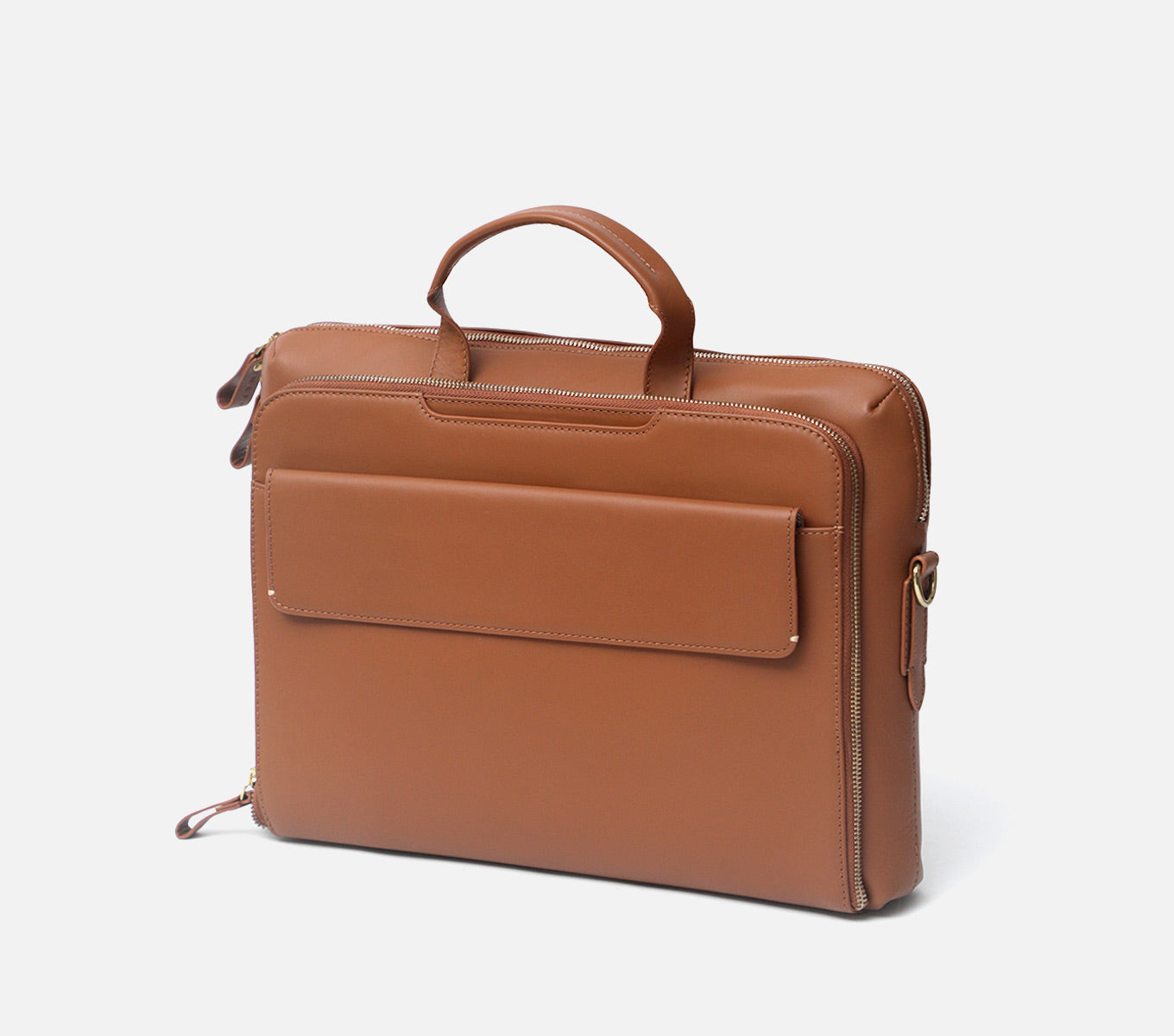 NAPPA DORI ベージュ ノートPCケース 皮革 CAMBRIDGE-LAPTOP-BAG-TAN-