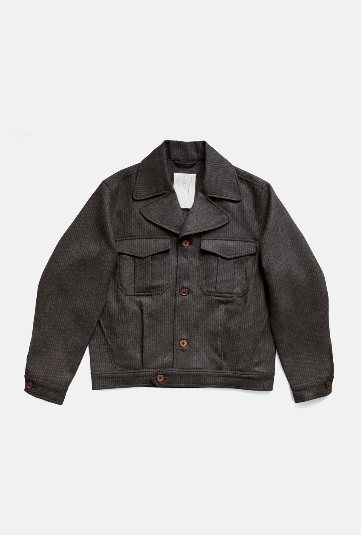 OHOTRO Mannish Wool Blouson drop wool coat | OHOTORO