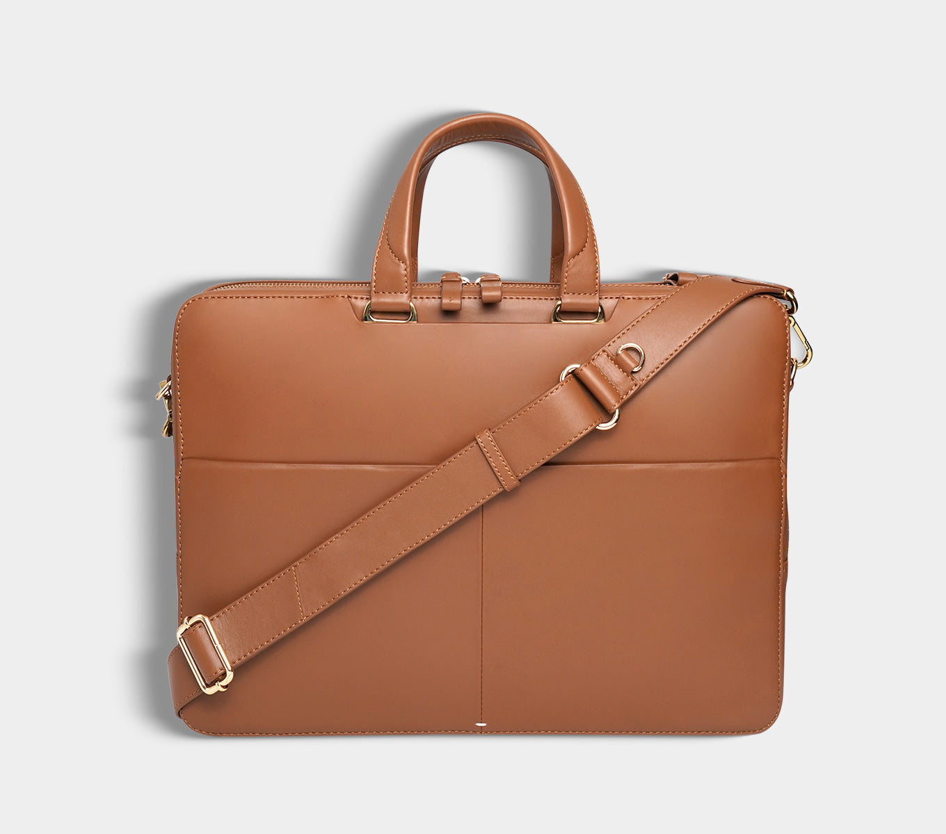 Camden Twin Workcase – Leather Laptop Bag by Nappa Dori