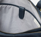 DUAL ZIP LAPTOP BAG LEATHER 15 INCH