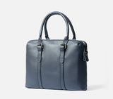 DUAL ZIP LAPTOP BAG LEATHER 15 INCH