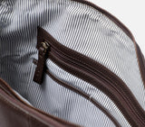 DUAL ZIP LAPTOP BAG LEATHER 15 INCH
