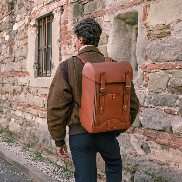 backpack leather caramel notebook 14 Buy Explorer Backpack – Leather Laptop Backpack by Nappa Dori