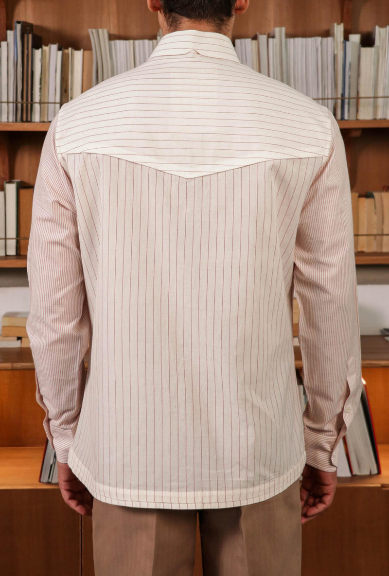 WAYNE STRIPED SHIRT - 02 - Nappa Dori
