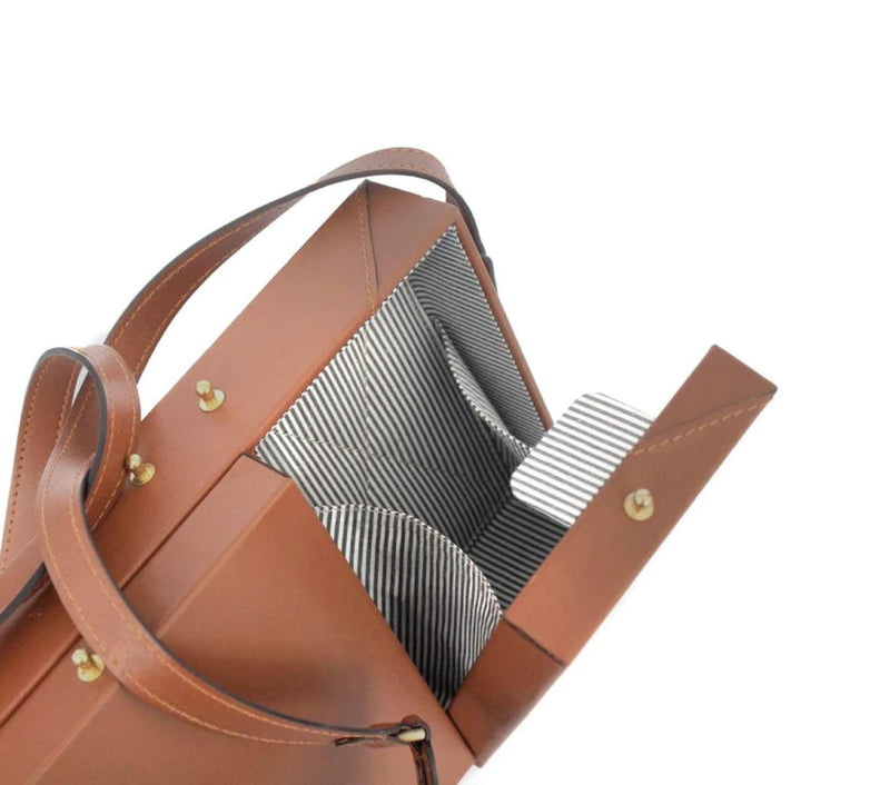 leather box bag for women india