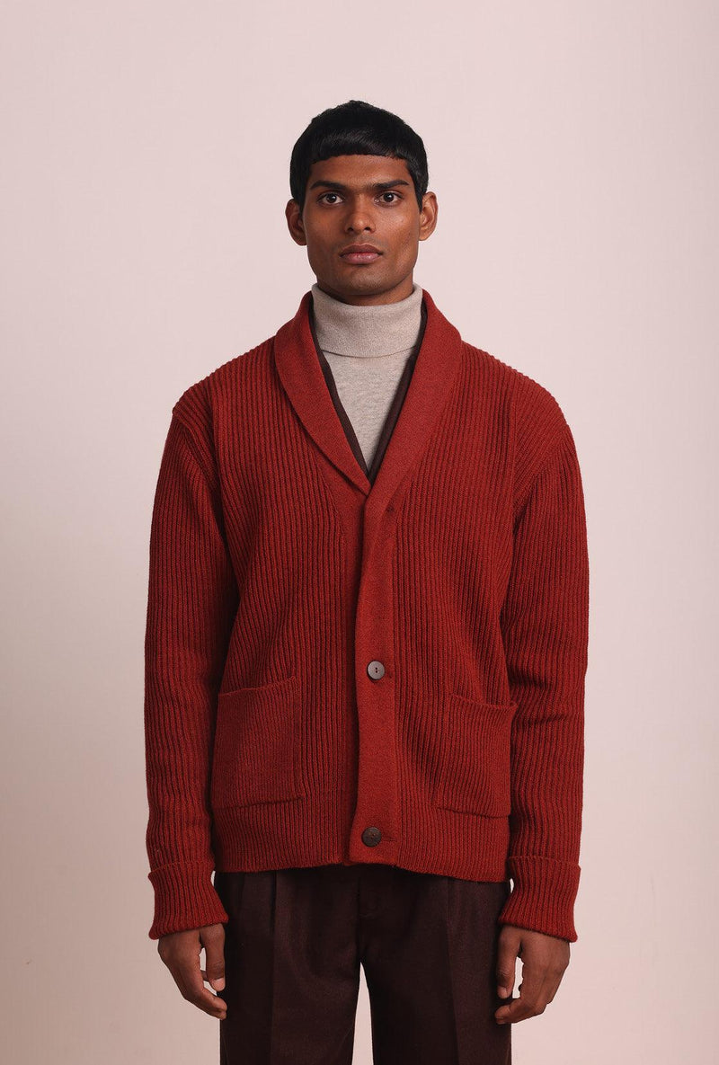 MONTGOMERY SHAWL COLLAR CARDIGAN