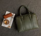 DUAL ZIP LAPTOP BAG LEATHER 15 INCH