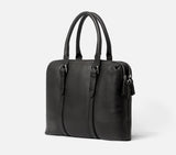 DUAL ZIP LAPTOP BAG LEATHER 15 INCH