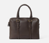 DUAL ZIP LAPTOP BAG LEATHER 15 INCH