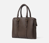 DUAL ZIP LAPTOP BAG LEATHER 15 INCH