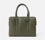 DUAL ZIP LAPTOP BAG LEATHER 15 INCH