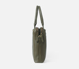 DUAL ZIP LAPTOP BAG LEATHER 15 INCH