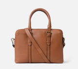 DUAL ZIP LAPTOP BAG LEATHER 15 INCH