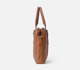 DUAL ZIP LAPTOP BAG LEATHER 15 INCH