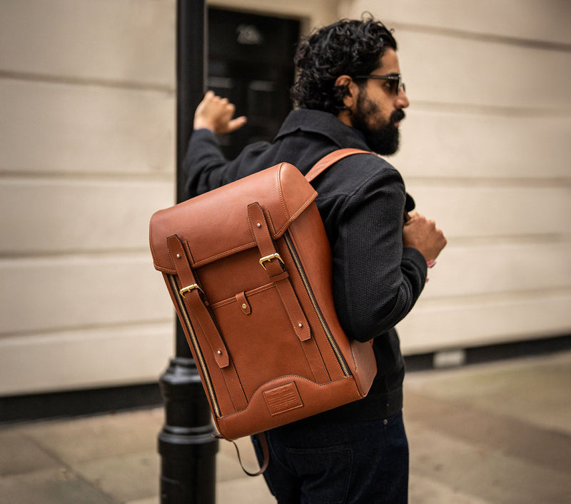 Buy Explorer Backpack – Leather Laptop Backpack by Nappa Dori
