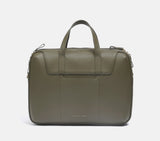 Slim Profile Hudson Leather Laptop Bag & Briefcase 41cm x 30cm x 10cm with Premium Italian leather.