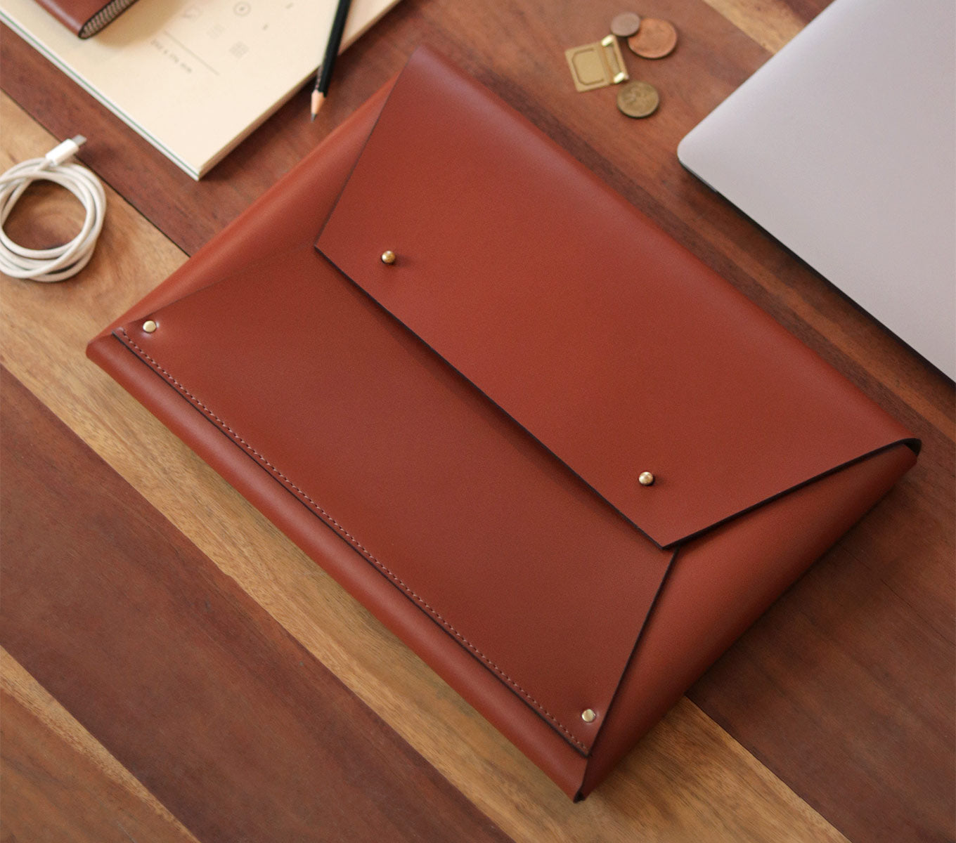 NAPPA DORI ベージュ ノートPCケース 皮革 Buy Leather Wrap Sleeve Online | Leather Laptop Sleeves – Nappa Dori