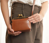 MINI KISSLOCK BAG - Nappa Dori
