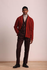 MONTGOMERY SHAWL COLLAR CARDIGAN - Nappa Dori