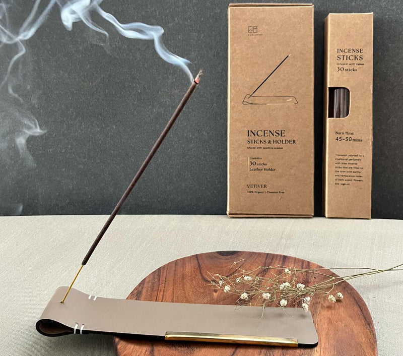 INCENSE STICKS & HOLDER