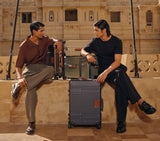 Wingman suitcases, luggage and trolleys designed with genuine leather and polycarbonate perfect for travel and international flights