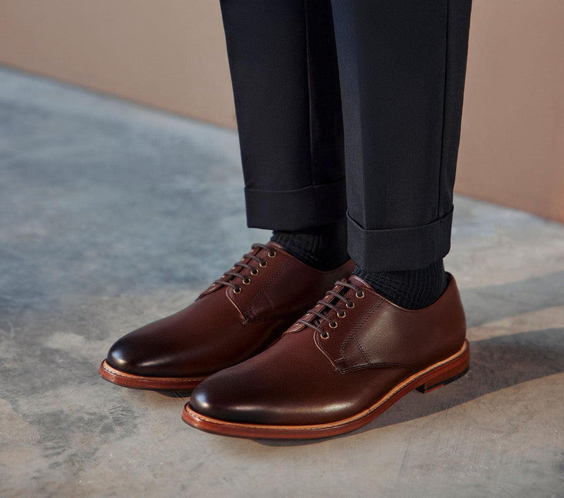 brown derby shoes online