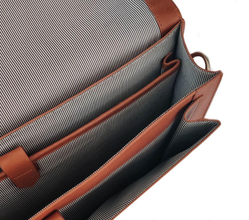 NORMAN LAPTOP BAG - Nappa Dori