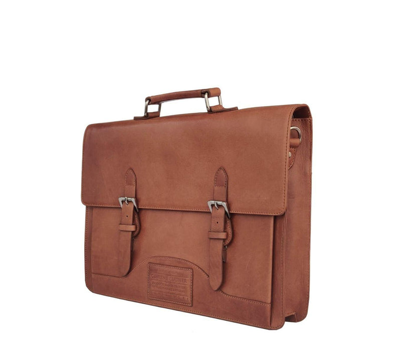 NORMAN LAPTOP BAG - Nappa Dori