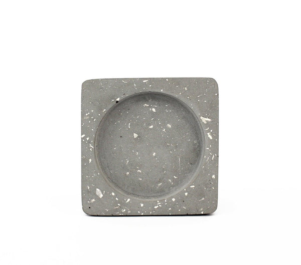 concrete pillar candle holder